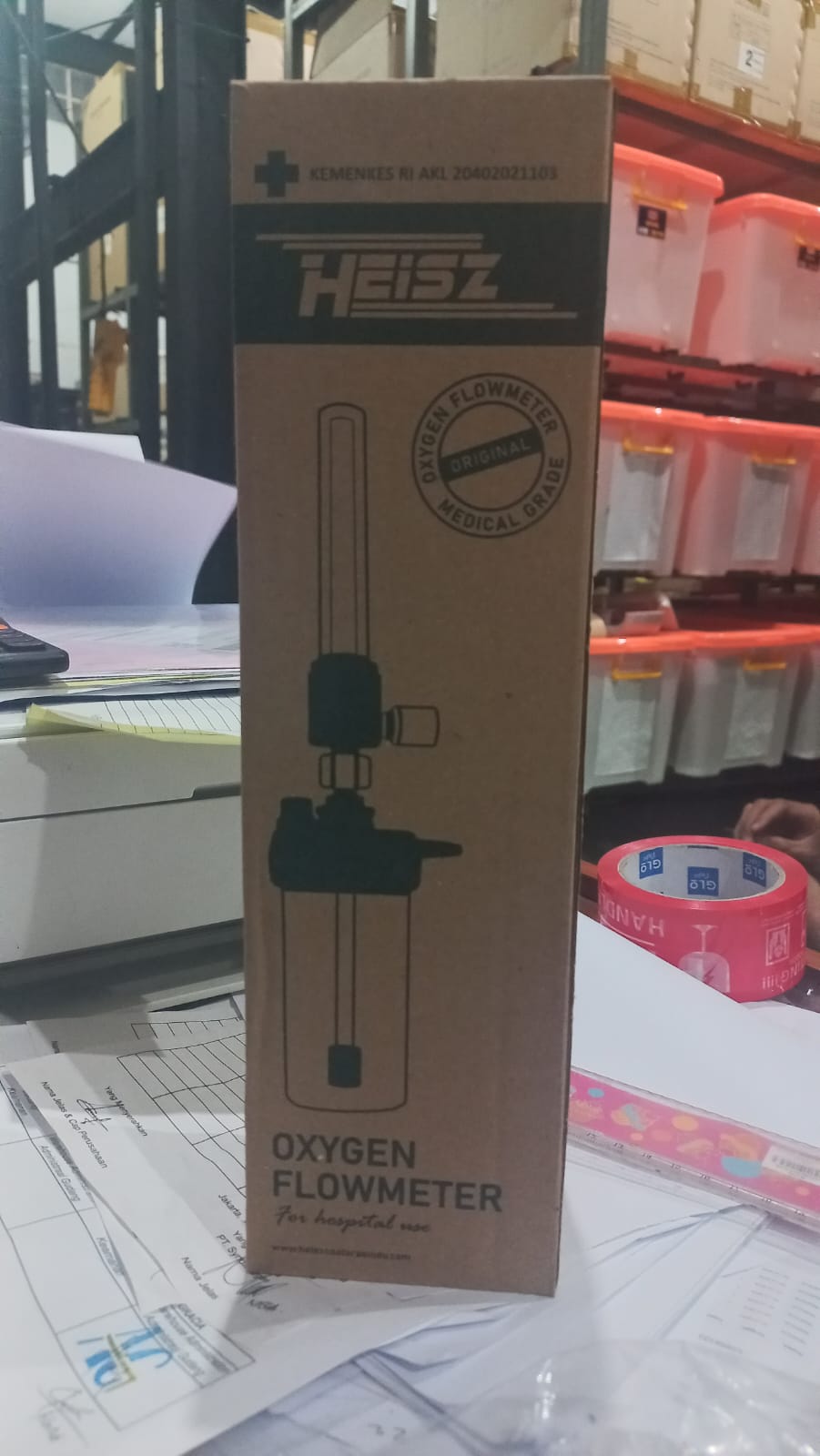 Packaging Flowmeter Heisz - Percetakan Jakarta Barat