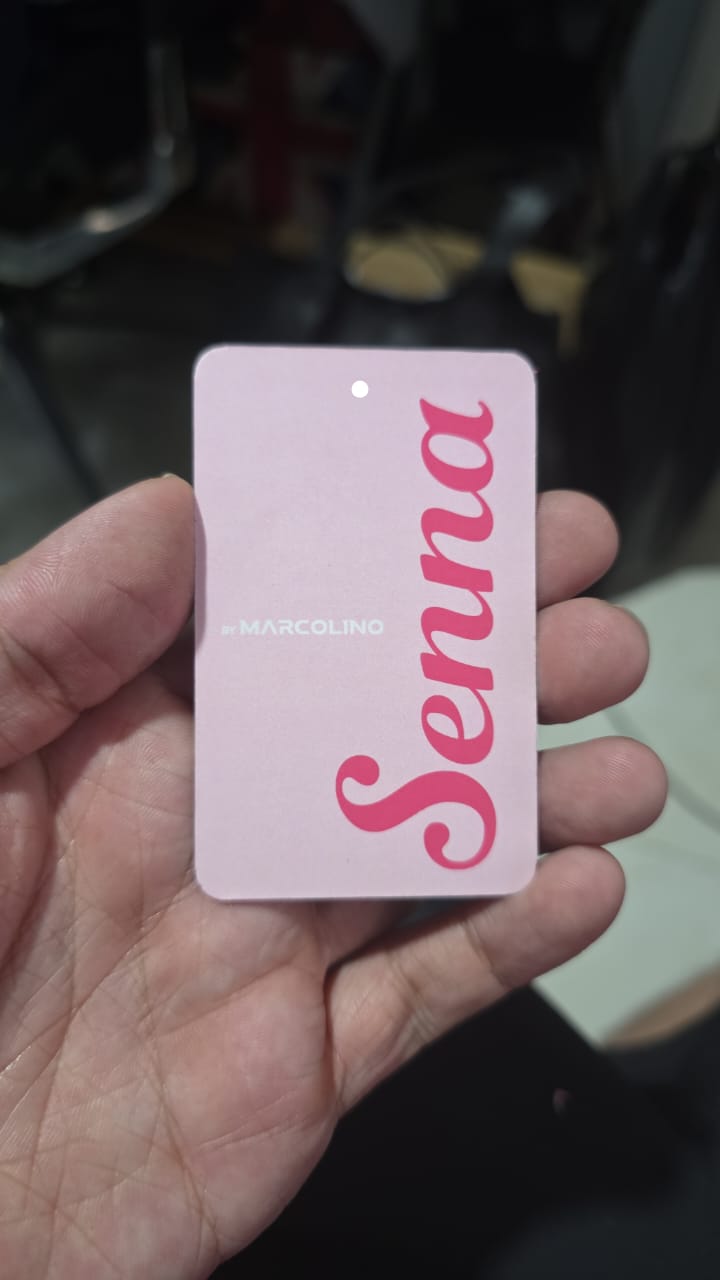 Hangtag Senna - Percetakan Jakarta Barat