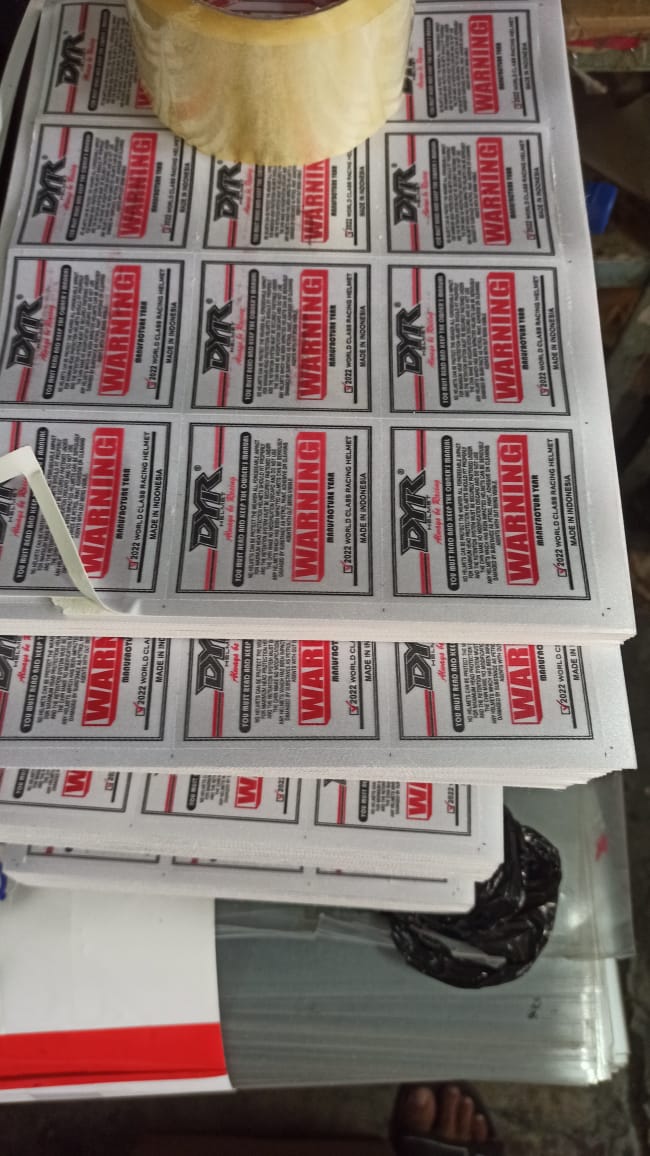 Satin Label DYR - Percetakan Jakarta Barat
